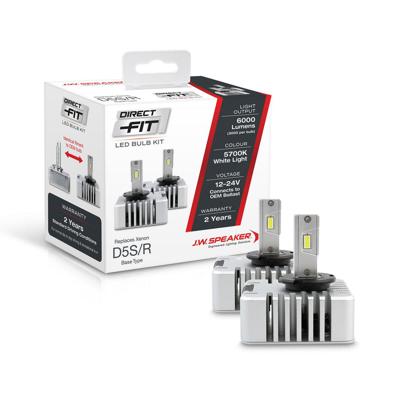 JW Speaker D5S/R Led Direct Fit Kit 12/24V 5700K 999000D5