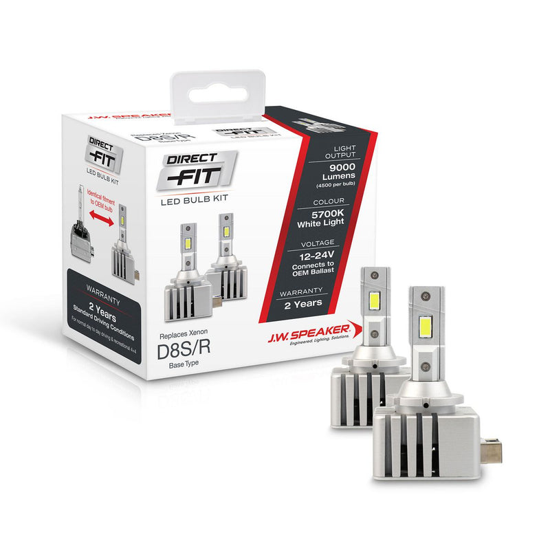 JW Speaker D8S/R Led Direct Fit Kit 12/24V 5700K 999000D8