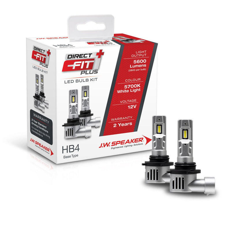 JW Speaker Hb4 Led Direct Fit Plus Hi/Lo 12V 6000K