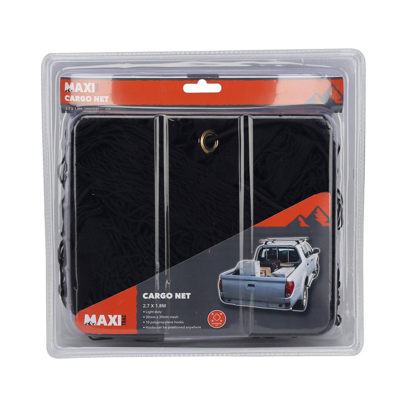 Maxi Trac Cargo Net - 2.7 X 1.8M 10 Hooks MT-CN270