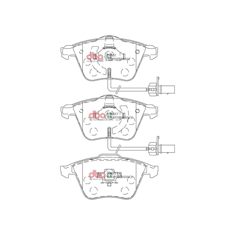 DBA Street Performance Brake Pad Set Front DB2210SP