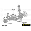 Whiteline BNR13Z Sway Bar 18mm HD Blade Adjustable fits