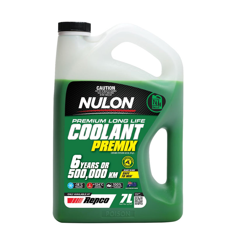 Nulon Green Premium Long Life Coolant Premix 7L LLTU7
