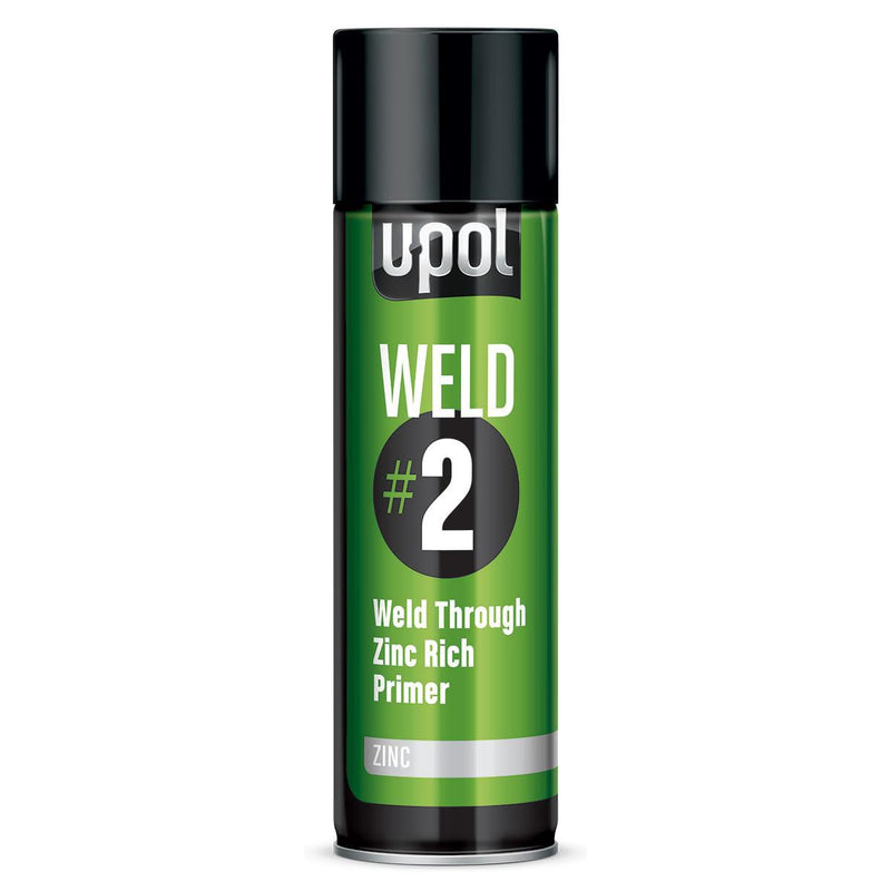 U-Pol Aerosol Weld #2 Weld Through Primer Zinc 450ml