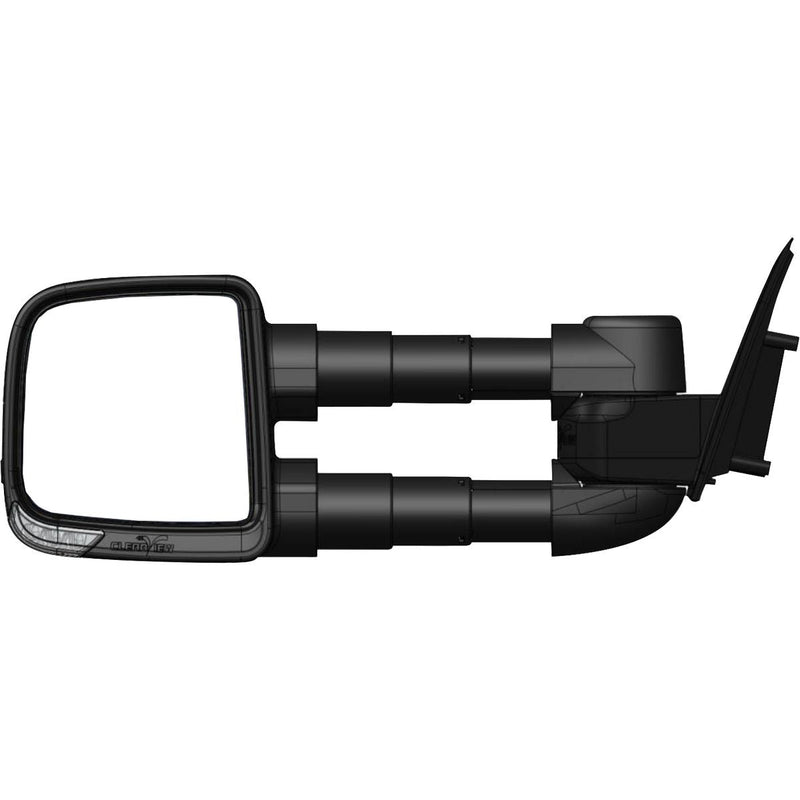 Clearview Compact Towing Mirrors, Black Pair