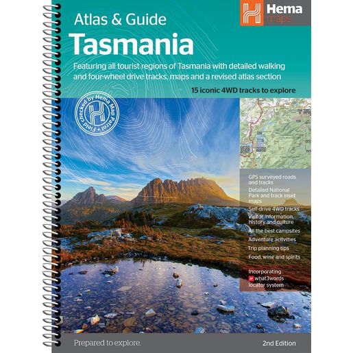 Hema Tasmania Atlas and Guide 2nd Ed