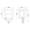 Nordic N4408 Scorpius 55W No Glare Glass Lens 984-523B