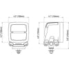 Nordic N4407 Scorpius Qd 55W No Glare Glass Lens 984-524B