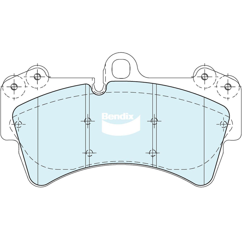 Bendix Euro+ Brake Pad Set DB2724 Euro+
