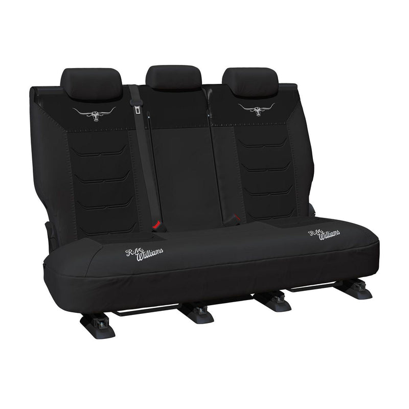 R.M. Williams Rear Car Seat Cover Mesh Black - Single
