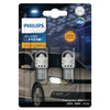 Philips Ultinon Pro 3100 Led-Amber Py21W Pair 12V