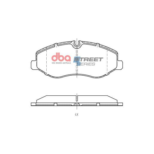 DBA Street Series Brake Pad Set DB15220SS