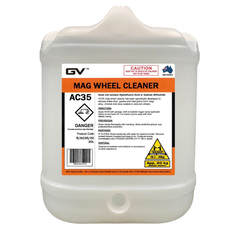 GVOil Non-Acid Based Wheel Cleaner - 20L R/AC35/20