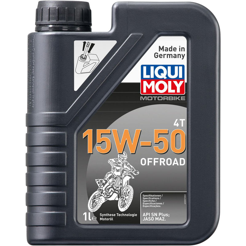 Liqui-Moly Motorbike 4T 15W-50 Offroad Engine Oil 1L 3057