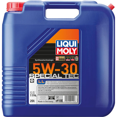 Liqui-Moly Special Tec LL 5W-30 Engine Oil 20L 1194