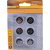 Gearup Lithium Battery Cr2032 6Pcs Blister Card Packing;