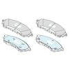 Bendix Ultimate 4WD Brake Pad Set DB2699 ULT4WD