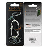 KeySafe Double-Gate Oval Stainless Steel Carabiner