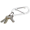 KeySafe Double-Gate Oval Stainless Steel Carabiner