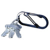 KeySafe Double-Gate Oval Stainless Steel Carabiner