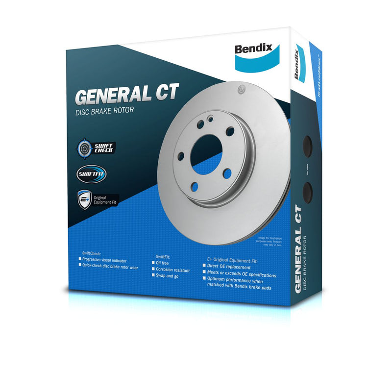 Bendix General CT Brake Rotor Single BR2012 GCT