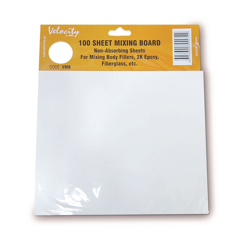 GPI Velocity Body Filler Mixing Pallet-White VMB