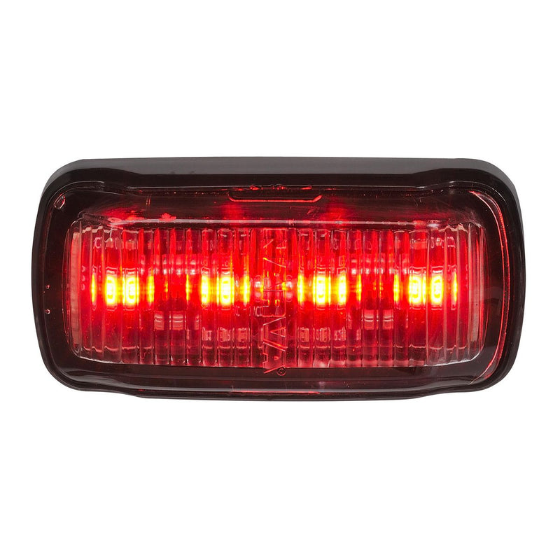 Narva Model 63 Rear End Outline Marker (Red) Black Base