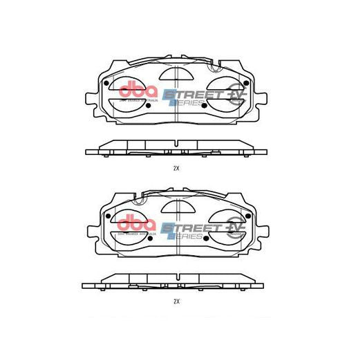DBA Street Series EV Brake Pads DB15030SSEV