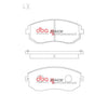 DBA Race Performance Brake Pad Set DB1491RP