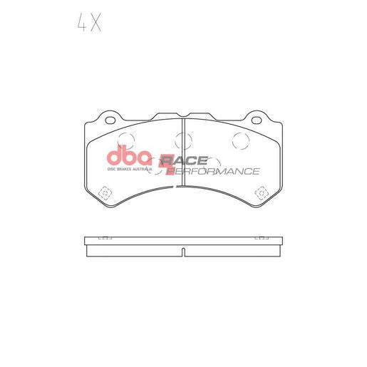 DBA Race Performance Brake Pad Set DB15287RP