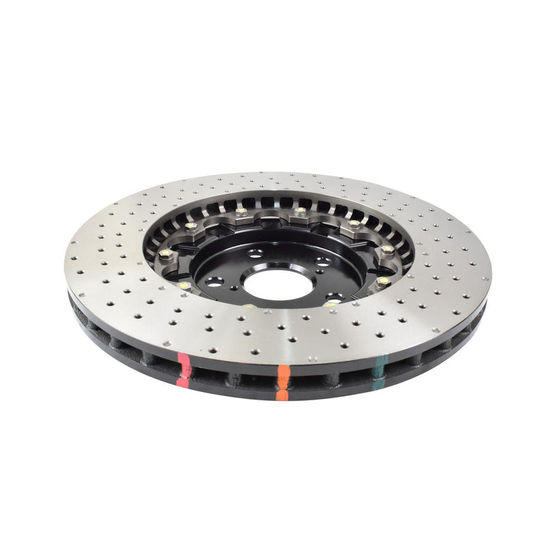 DBA 5000 Series 2-Piece Assy Black X/Drilled & Dimpled