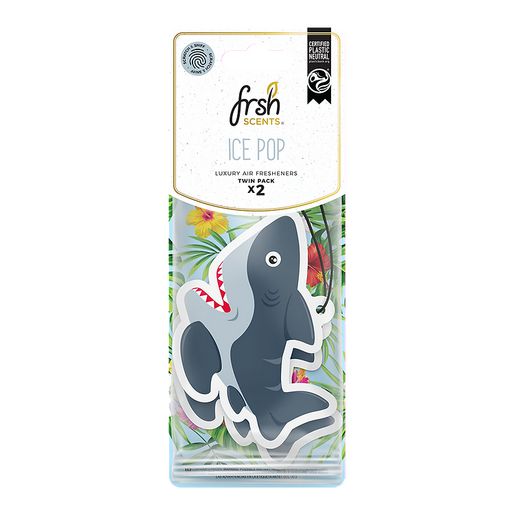 Frsh Shark Ice Pop Paper 2PK Air Freshener VO021