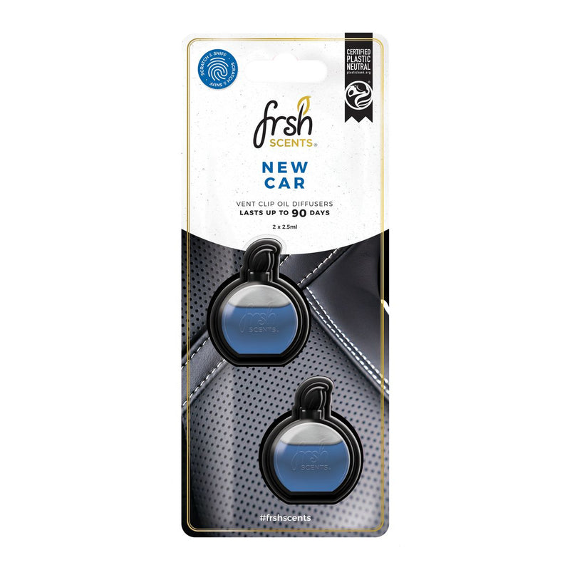 Frsh Mini Diffiuser New Car 2PK Air Freshener FR9187