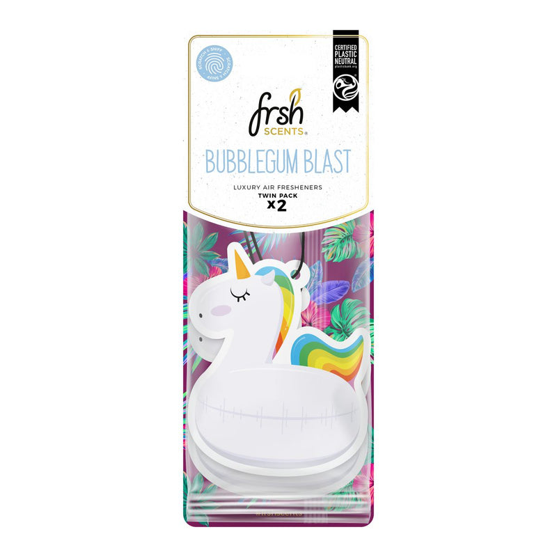 Frsh Unicorn Bubble Gum Blast Paper 2PK Air Freshener