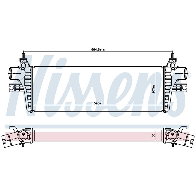 Nissens Intercooler 961169