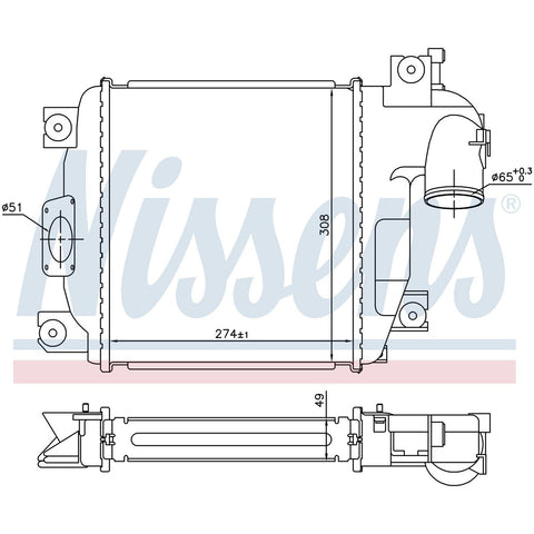 Nissens Intercooler 961424