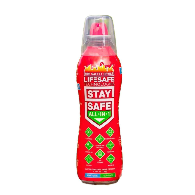 Stay Safe All-in-1 Aerosol Fire Extinguisher, 200ml
