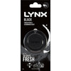 Lynx Car Air Freshener - 3D Hang Black Scent E303520900
