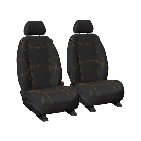 Sperling Getaway Neoprene Front Black - Orange Stitch