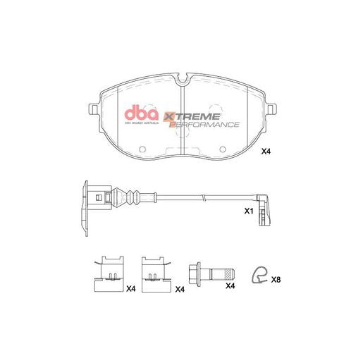 DBA Xtreme Performance Brake Pad Set DB15218XP