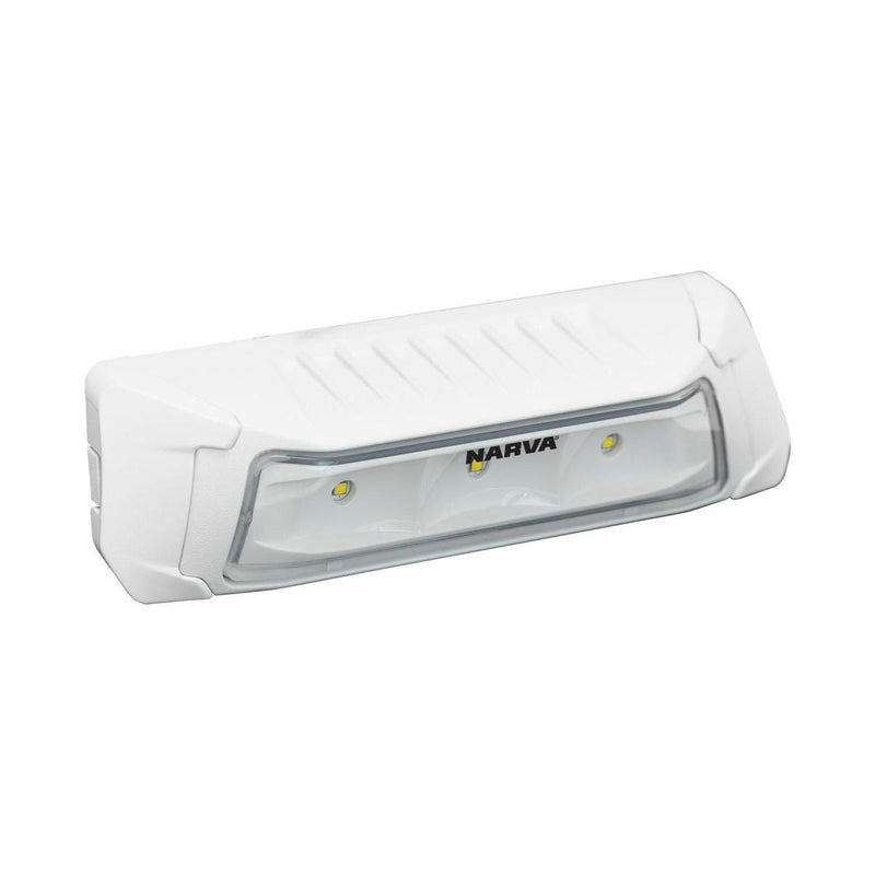 Narva Dual Colour Scene Lamp White Housing Amber/White