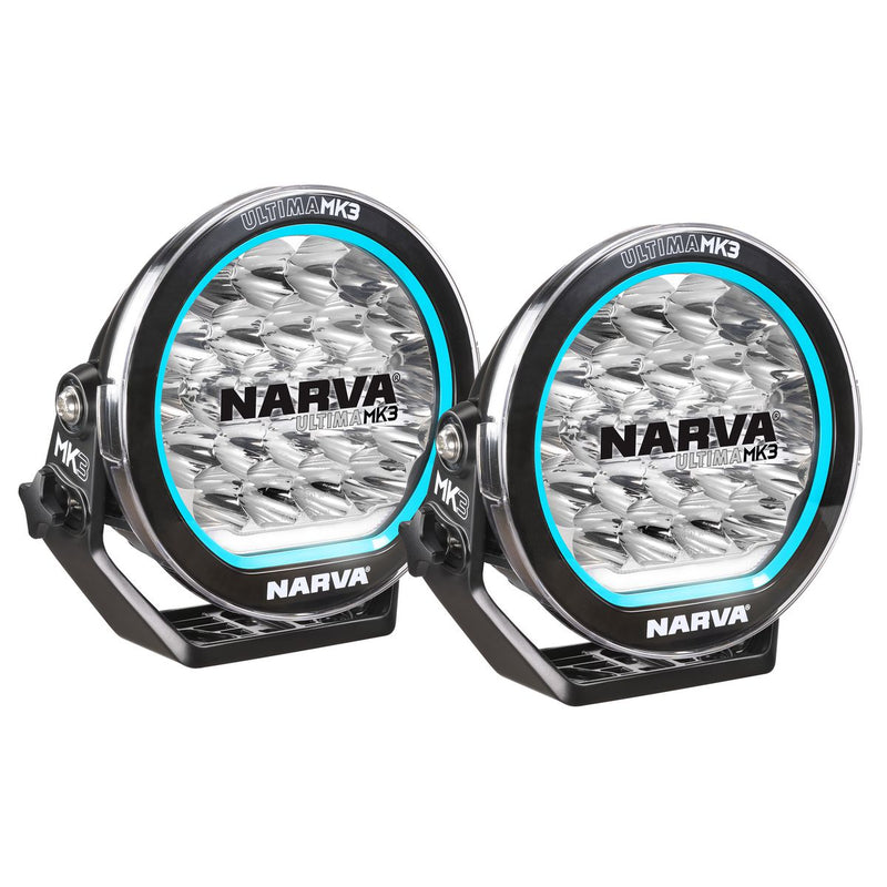 Narva Ultima 180 Mk3 Led Hybrid Driving Pair With Wiring