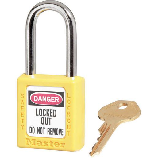 Masterlock Safety Padlock 410 Ka Yellow R410YLWKA
