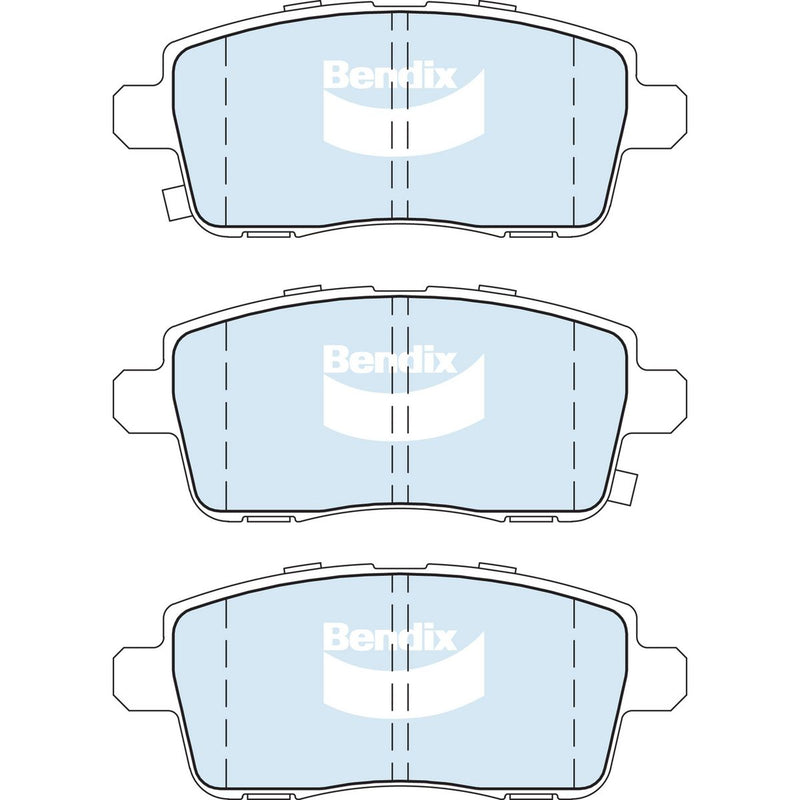 Bendix Gct Brake Pad Set DB2774 GCT