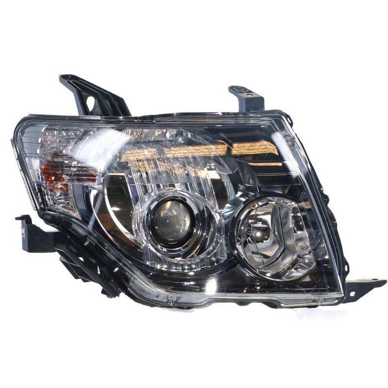APG All Crash Halogen Black Head Lamp Drivers Side OEM