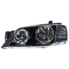 APG All Crash Black Head Lamp Passenger Side Certified
