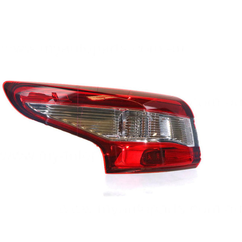 APG All Crash Black Red/Clear Tail Lamp Passenger Side