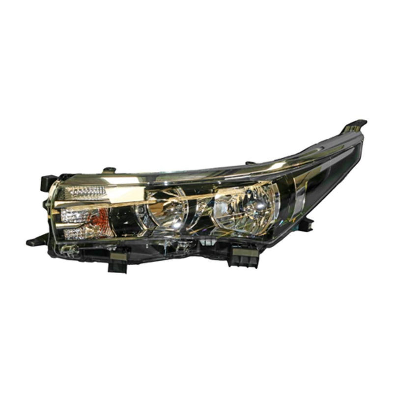 APG All Crash Halogen Head Lamp with Mould Passenger Side