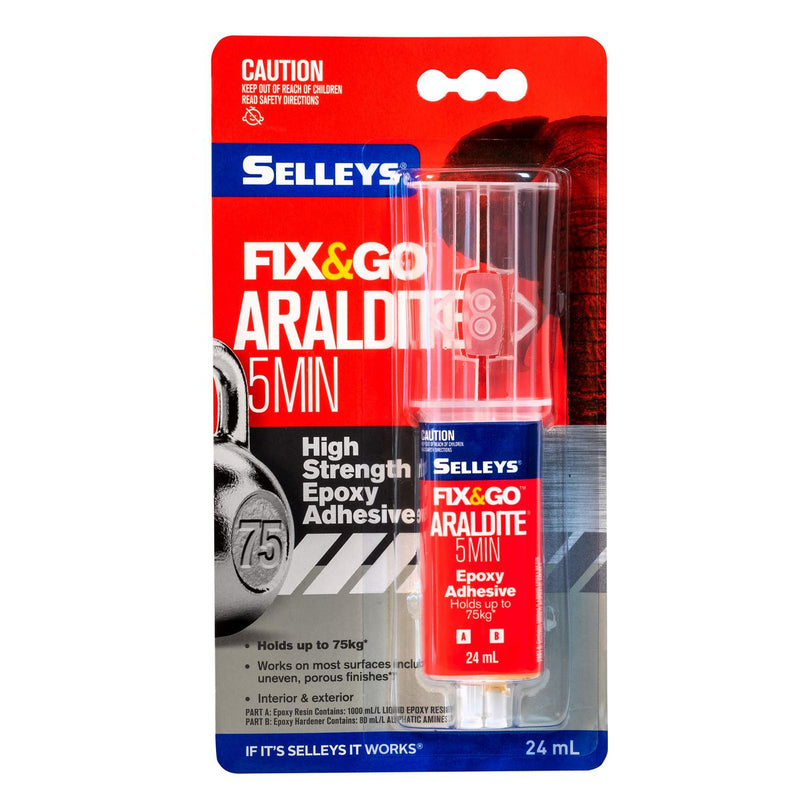 Selleys Fix & Go Epoxy 5Min 8Ml 101309