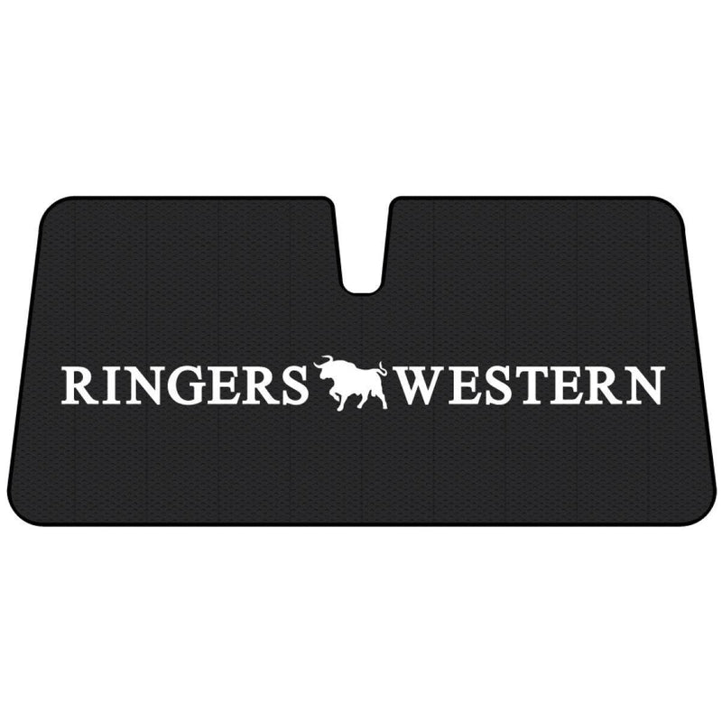 Ringers Western Front Car Sunshade, Black Wsrw-Blkwht